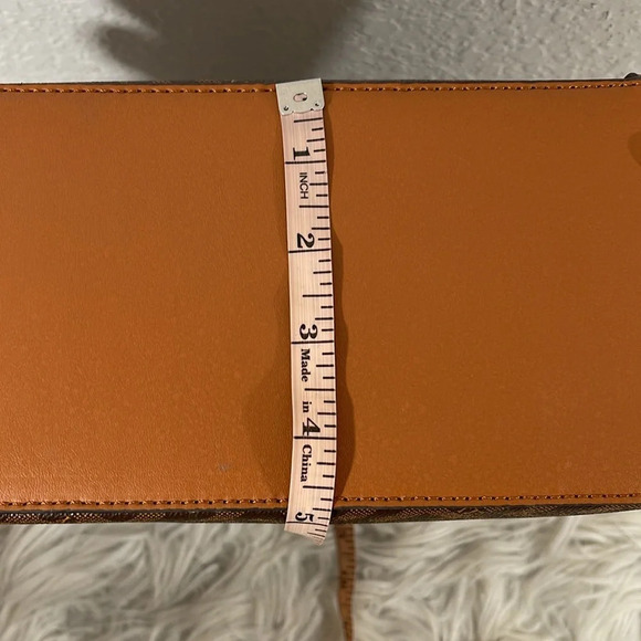 ELLEN TRACY THE SIGNATURE COLLECTION Double Handle Satchel Chocolate Brown Purse - Picture 13 of 13